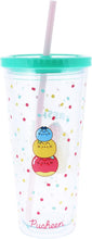 Afbeelding in Gallery-weergave laden, Pusheen 650ml Drinking Cup with Straw