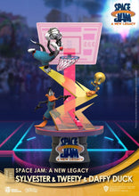 Afbeelding in Gallery-weergave laden, Space Jam: A New Legacy D-Stage PVC Diorama Sylvester & Tweety & Daffy Duck New Version 15 cm
