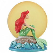 Charger l'image dans la galerie, Mermaid by Moonlight (Ariel with Light up Moon Figurine) - The Celebrity Gift Company
