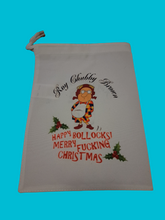 Load image into Gallery viewer, Roy "Chubby" Brown Draw String Christmas Gift Bag