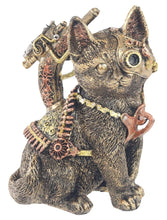 Afbeelding in Gallery-weergave laden, Steampunk Mechanical Cat 19.5cm
