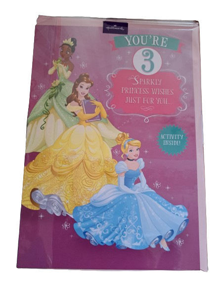 Wholesale Joblot Pack of 24 Hallmark Disney Princess 3rd Birthday Card –  The Celebrity Gift Company