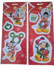 Wholesale Joblot 35 Sets of Mickey & Minnie Mouse Removable Christmas Stickers