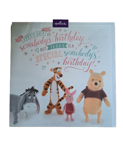 Wholesale Joblot - 6 pack of Hallmark Disney Pooh Bear Birthday Cards