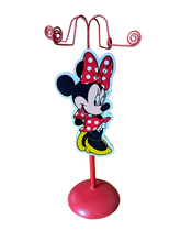 Load image into Gallery viewer, Minnie Mouse Wooden Jewellery Hanger Stand - Pink or Red
