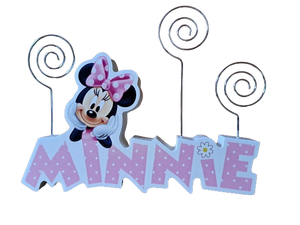 Minnie Mouse Wooden Photo Clip