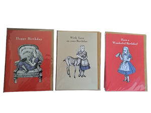 Wholesale Joblot - 14 pack of Alice in Wonderland Birthday Cards