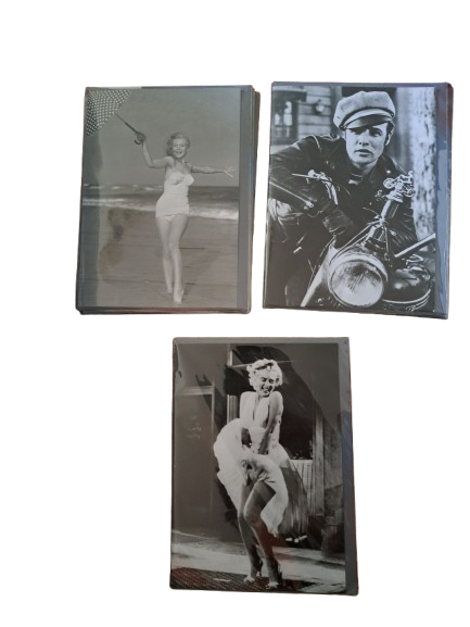 Wholesale Joblot - 7 pack of Marilyn Monroe & Marlon Brando Greeting Cards