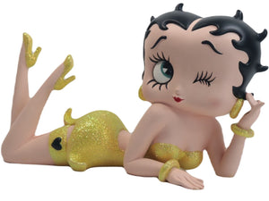Betty Boop Lying Yellow Glitter 20.5cm