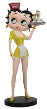 Charger l&#39;image dans la galerie, Betty Boop Diner Waitress Yellow Glitter Dress 31.5cm
