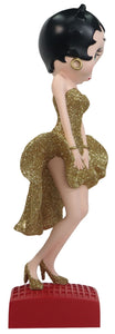 Betty Boop Posing Gold Glitter Dress