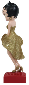 Betty Boop Posing Gold Glitter Dress