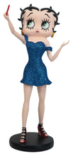 Load image into Gallery viewer, Betty Boop Selfie - Blue Glitter 30cm
