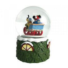 Load image into Gallery viewer, Disney Traditions Mickey and Pluto Christmas Waterball
