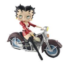 Load image into Gallery viewer, Betty Boop On Motorbike Red Jacket 31cm
