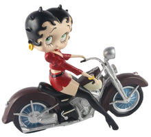 Load image into Gallery viewer, Betty Boop On Motorbike Red Jacket 31cm
