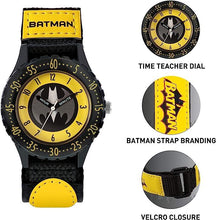Cargar imagen en el visor de la galería, Batman Boy&#39;s &amp; Girls Analog Quartz Watch with Canvas Strap
