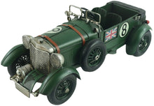 Afbeelding in Gallery-weergave laden, Vintage British Racing Green Car - 32cm
