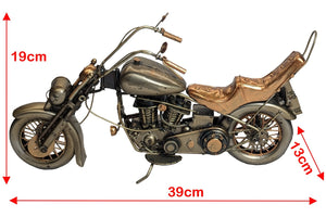 Easy Rider Chopper USA Motorcycle - Polished Metal - 39cm