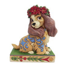 Load image into Gallery viewer, Jim Shore&#39;s Disney Traditions Lady Christmas Figurine
