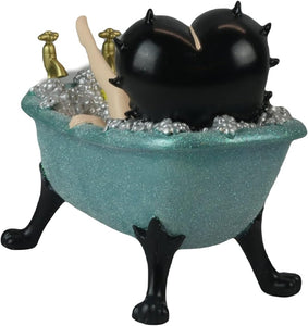 Betty Boop in Blue Bath Tub 20cm