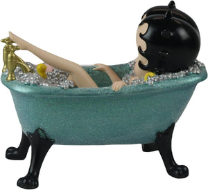 Betty Boop in Blue Bath Tub 20cm