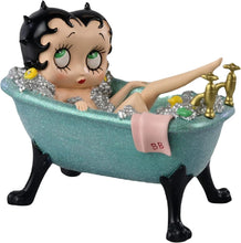 Load image into Gallery viewer, Betty Boop in Blue Bath Tub 20cm
