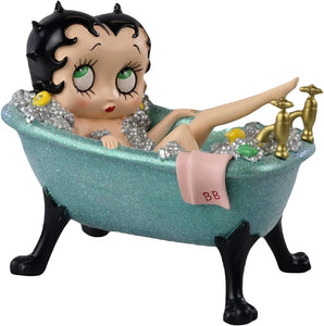 Betty Boop in Blue Bath Tub 20cm