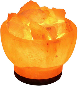 Salt Lamp Pink Himalayan Crystal Rock - 6"