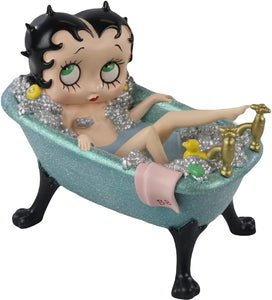 Betty Boop in Blue Bath Tub 20cm