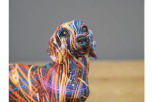 Mini Dachshund Sausage Dog Figurine