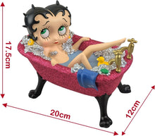 Charger l'image dans la galerie, Betty Boop Bath Tub - Fuchsia Pink Glitter 20cm
