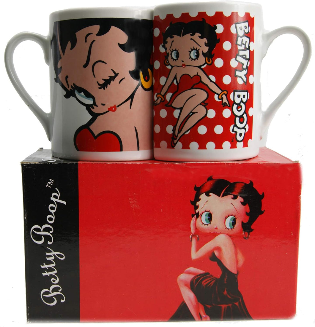 Betty Boop Mugs - Set of 2