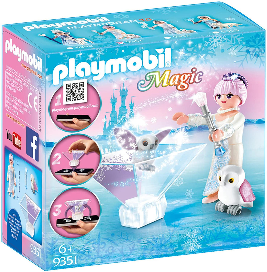 Playmobil 9351 Magic Playmogram 3D Ice Flower Princess - The Celebrity Gift Company