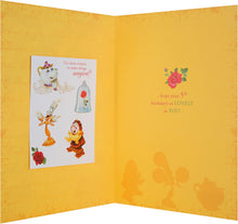 Cargar imagen en el visor de la galería, Wholesale Joblot Pack of 22 Hallmark Beauty and the Beast 5th Birthday Card
