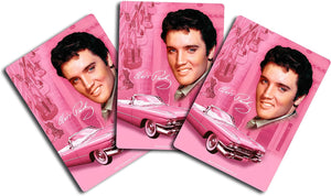 Elvis Playing Cards - Elvis Presley Pink with Guitars