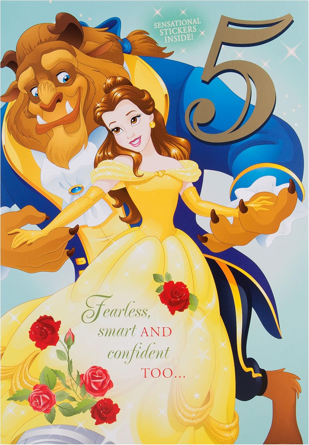 Wholesale Joblot Pack of 22 Hallmark Beauty and the Beast 5th Birthday Card