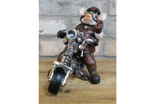 Load image into Gallery viewer, Pig On Motorbike Resin Figurine
