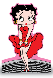 Betty Boop Gift Wrapping Paper with Gift Tag & Card