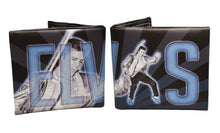 Carica l&#39;immagine nel visualizzatore di Gallery, Elvis Presley Wallet - Black &amp; Blue
