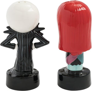 Nightmare Before Christmas Jack and Sally Salt and Pepper Set