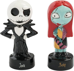 Nightmare Before Christmas Jack and Sally Salt and Pepper Set