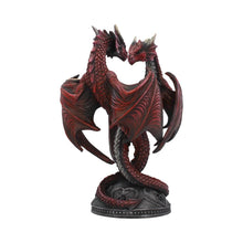 Carica l&#39;immagine nel visualizzatore di Gallery, Dragon Heart Anne Stokes Valentine’s Edition romantic gothic candle holder
