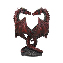 Carica l&#39;immagine nel visualizzatore di Gallery, Dragon Heart Anne Stokes Valentine’s Edition romantic gothic candle holder
