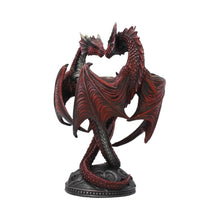 Carica l&#39;immagine nel visualizzatore di Gallery, Dragon Heart Anne Stokes Valentine’s Edition romantic gothic candle holder
