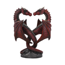 Carica l&#39;immagine nel visualizzatore di Gallery, Dragon Heart Anne Stokes Valentine’s Edition romantic gothic candle holder
