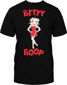 Betty Boop T-shirt with Reverse Print on Back