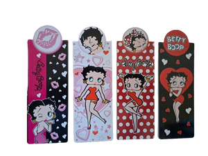 Betty Boop Magnetic Bookmarks - Set of 4