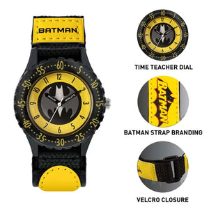 Batman Boy's & Girls Analog Quartz Watch with Canvas Strap