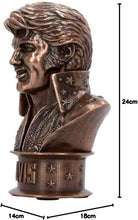 Carica l&#39;immagine nel visualizzatore di Gallery, Elvis Presley Bronze Bust Figurine 18cm
